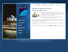 Tablet Screenshot of blue.net.au