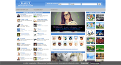 Desktop Screenshot of blue.fr